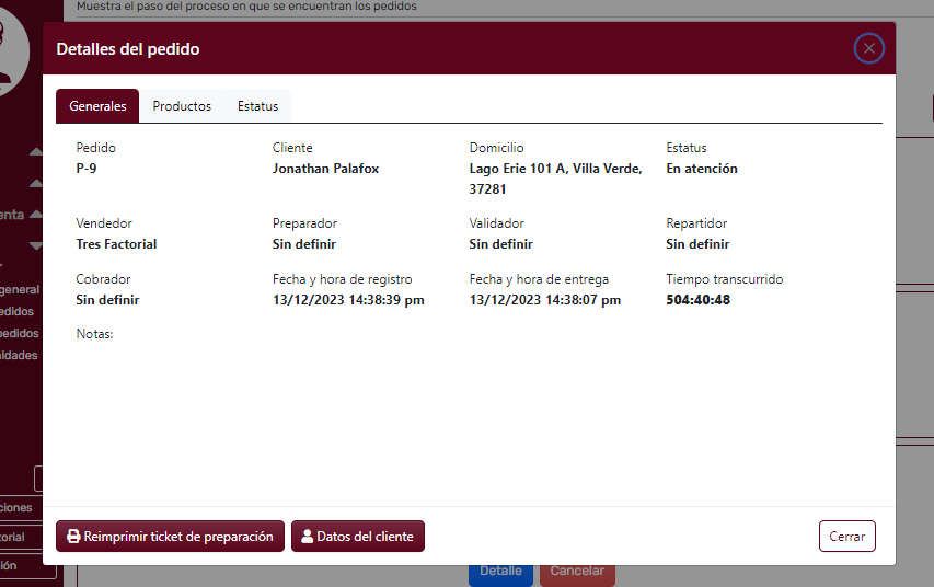 Modal de confirmación