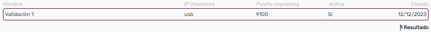 Registros de estaciones de validación