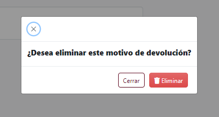Cuadro de confirmación